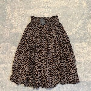 NWT Kate Spade Leopard print skirt